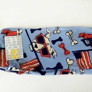 LuLaRoe Patriotic Leggings Dogs & Flags